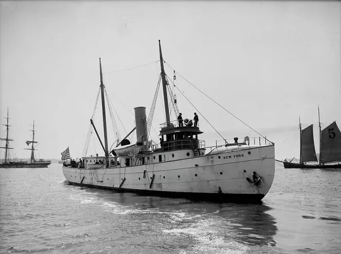 Framed Print : Steam pilot boat New York, between 1900 and 1905. Creator: Unknown. Steam pilot boat New York, between 1900 and 1905. Creator: Unknown Framed Print : Steam pilot boat New York, between 1900 and 1905. Creator: Unknown. Steam pilot boat New York, between 1900 and 1905. Creator: Unknown