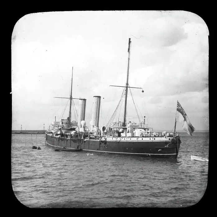 Framed Print : Steam ship, unknown name / location, c1900s. Creator: Robert Augustus Henry L'Estrange. Steam ship, unknown name / location, c1900s. Creator: Robert Augustus Henry L'Estrange Framed Print : Steam ship, unknown name / location, c1900s. Creator: Robert Augustus Henry L'Estrange. Steam ship, unknown name / location, c1900s. Creator: Robert Augustus Henry L'Estrange