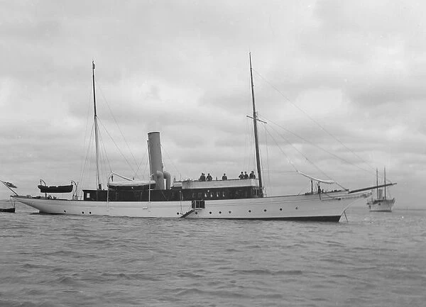 The steam yacht Lady Calista. Creator: Kirk & Sons of Cowes