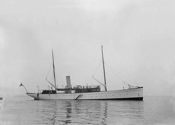 The steam yacht Mavis. Creator: Kirk & Sons of Cowes