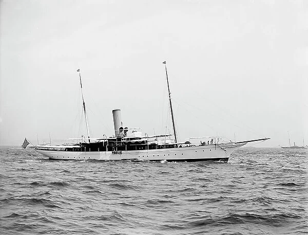 Steam yacht Surf, ca 1903. Creator: Unknown