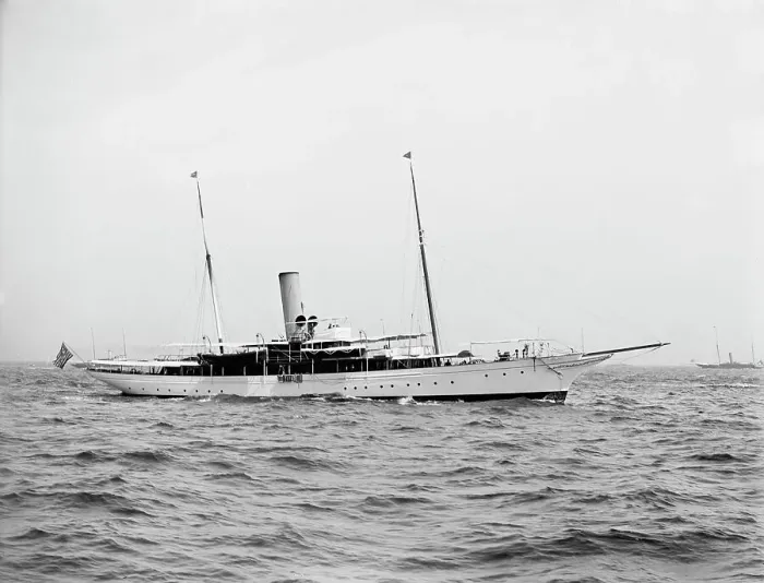 Framed Print : Steam yacht Surf, ca 1903. Creator: Unknown Framed Print : Steam yacht Surf, ca 1903. Creator: Unknown