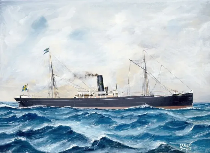 Framed Print : Steamer Ceres, 1899. Creator: J.B. Bowney Framed Print : Steamer Ceres, 1899. Creator: J.B. Bowney