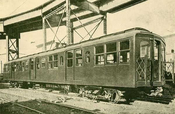 A Steel Car, New York Underground and Elevated Electric Railways, 1930. Creator: Unknown