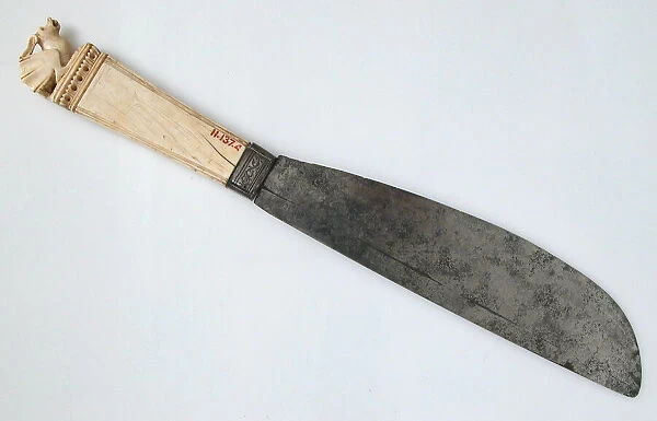 Steel Knife with Ivory Handle, Italian, 14th century. Creator: Unknown