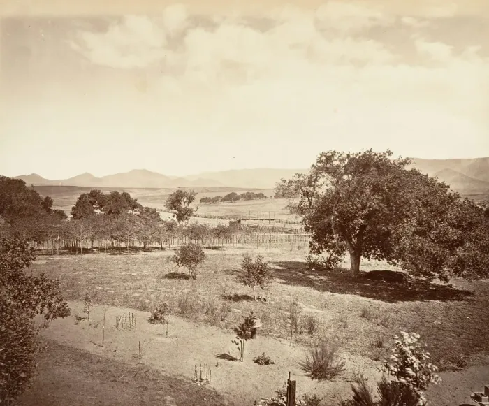 Framed Print : Steels Ranch, San Luis Obispo, 1876, printed ca. 1876. Creator: Carleton Emmons Watkins Framed Print : Steels Ranch, San Luis Obispo, 1876, printed ca. 1876. Creator: Carleton Emmons Watkins