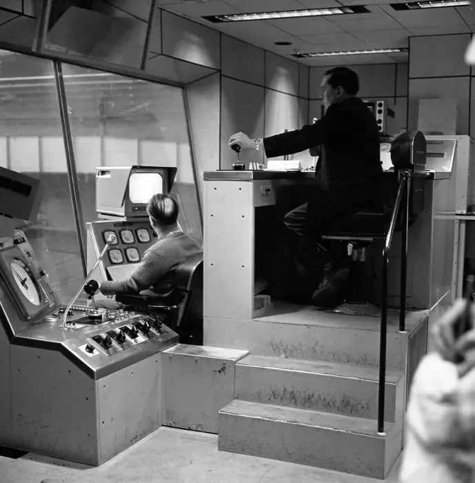 Framed Print : Steelworks control centre, Park Gate Iron & Steel Co, Rotherham, South Yorkshire, 1964 Framed Print : Steelworks control centre, Park Gate Iron & Steel Co, Rotherham, South Yorkshire, 1964