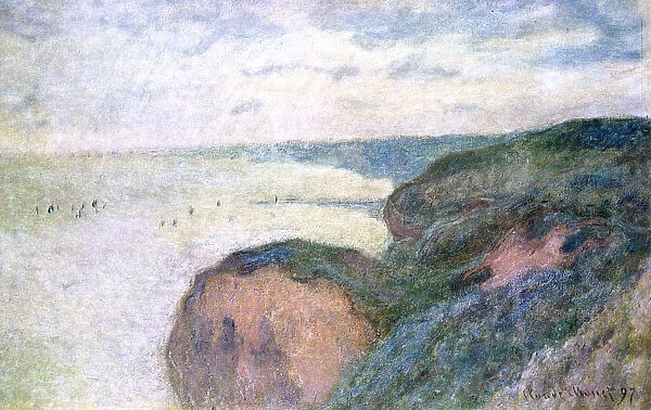 Steep Cliffs near Dieppe, 1897. Artist: Claude Monet