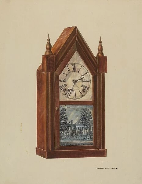 Steeple Clock, 1938. Creator: Francis Law Durand