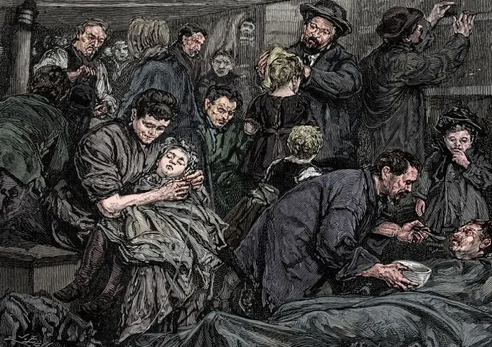 Framed Print : Steerage passengers on an Atlantic steamer bound for America, c1850 Framed Print : Steerage passengers on an Atlantic steamer bound for America, c1850