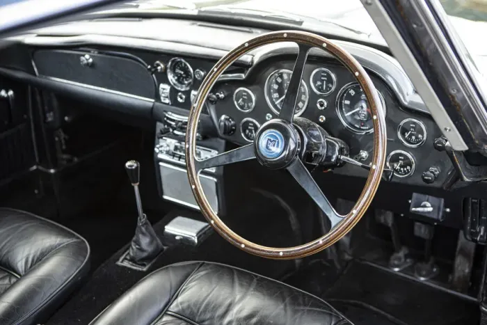 Framed Print : Steering wheel and dashboard of a 1965 Aston Martin DB5. Creator: Unknown Framed Print : Steering wheel and dashboard of a 1965 Aston Martin DB5. Creator: Unknown