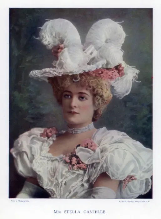 Framed Print : Stella Gastelle, actress, 1901. Artist: W&D Downey Framed Print : Stella Gastelle, actress, 1901. Artist: W&D Downey