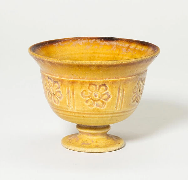 Stem Cup with Florets, Tang dynasty (618-906). Creator: Unknown