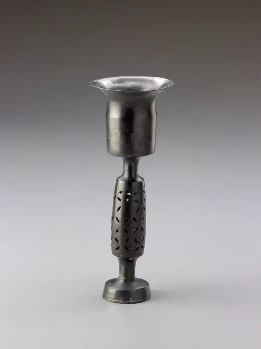 Framed Print : Stem cup with pierced bulbous stem, about 2000 B.C.E.. Creator: Unknown Framed Print : Stem cup with pierced bulbous stem, about 2000 B.C.E.. Creator: Unknown