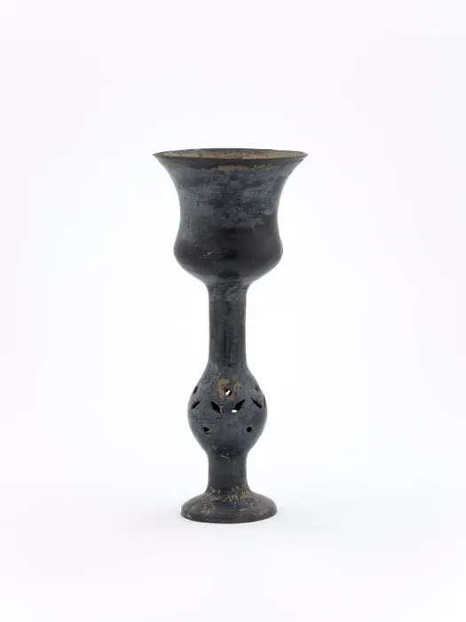 Framed Print : Stem cup with pierced bulbous stem, about 2500 B.C.E.. Creator: Unknown Framed Print : Stem cup with pierced bulbous stem, about 2500 B.C.E.. Creator: Unknown