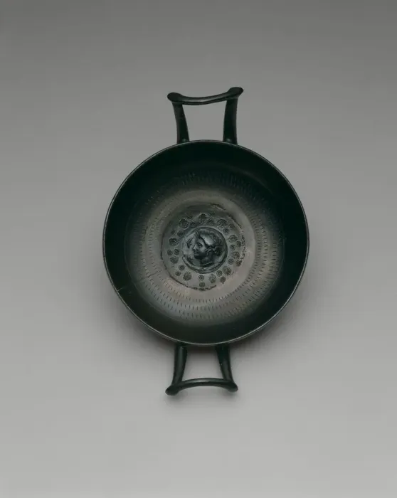 Framed Print : Stemless Kylix (Drinking Cup), 300-200 BCE. Creator: Unknown Framed Print : Stemless Kylix (Drinking Cup), 300-200 BCE. Creator: Unknown