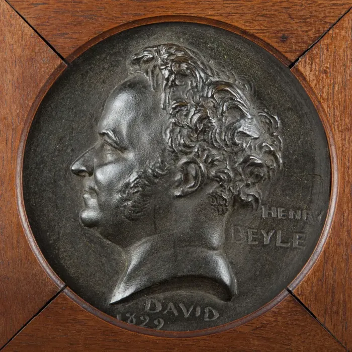 Framed Print : Stendhal, 1829. Artist: David d Angers, Pierre-Jean (1788-1856) Framed Print : Stendhal, 1829. Artist: David d Angers, Pierre-Jean (1788-1856)
