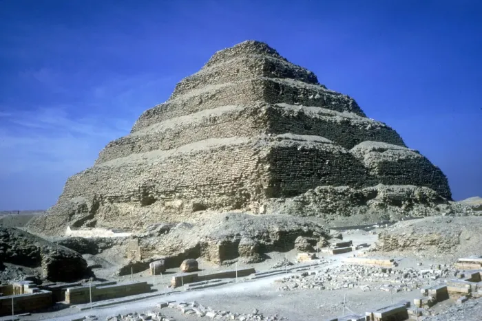 Framed Print : Step Pyramid of King Djoser (Zozer), Saqqara, Egypt, 3rd Dynasty, c2600 BC. Artist: Imhotep Framed Print : Step Pyramid of King Djoser (Zozer), Saqqara, Egypt, 3rd Dynasty, c2600 BC. Artist: Imhotep