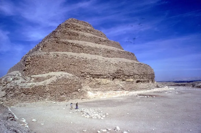 Framed Print : Step Pyramid of King Djoser (Zozer), Saqqara, Egypt, 3rd Dynasty, c2600 BC. Artist: Imhotep Framed Print : Step Pyramid of King Djoser (Zozer), Saqqara, Egypt, 3rd Dynasty, c2600 BC. Artist: Imhotep