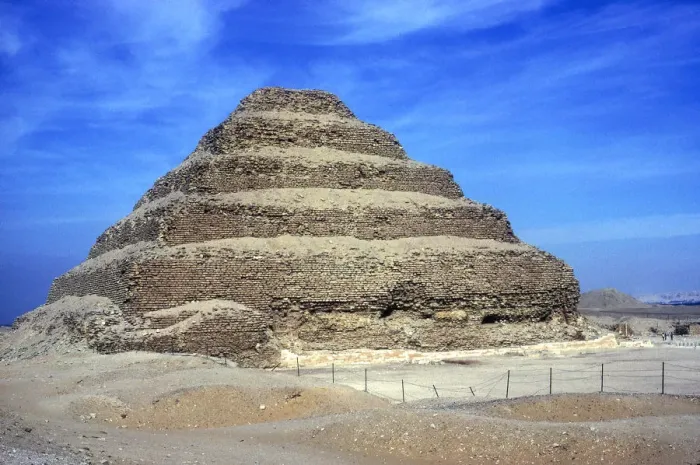 Framed Print : Step Pyramid of King Djoser (Zozer), Saqqara, Egypt, 3rd Dynasty, c2600 BC. Artist: Imhotep Framed Print : Step Pyramid of King Djoser (Zozer), Saqqara, Egypt, 3rd Dynasty, c2600 BC. Artist: Imhotep