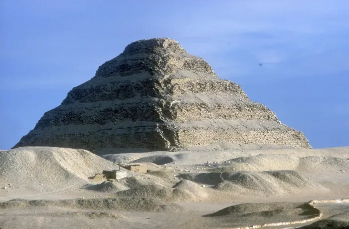 Framed Print : Step Pyramid of King Djoser (Zozer), Saqqara, Egypt, 3rd Dynasty, c2600 BC. Artist: Imhotep Framed Print : Step Pyramid of King Djoser (Zozer), Saqqara, Egypt, 3rd Dynasty, c2600 BC. Artist: Imhotep