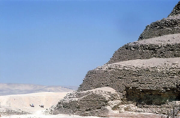 Step Pyramid of King Djoser (Zozer), Saqqara, Egypt, 3rd Dynasty, c2600 BC