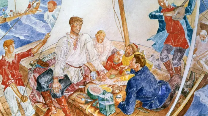 Framed Print : Stepan Razin, 1918. Artist: Kuz ma Petrov-Vodkin Framed Print : Stepan Razin, 1918. Artist: Kuz ma Petrov-Vodkin