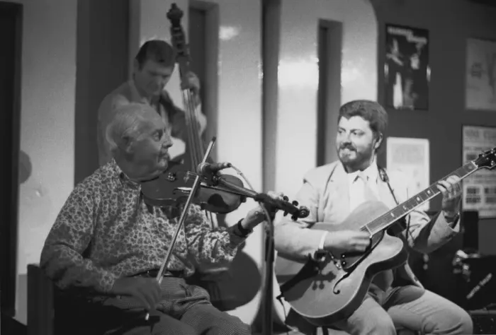 Framed Print : Stephane Grappelli, 1979. Creator: Brian Foskett Framed Print : Stephane Grappelli, 1979. Creator: Brian Foskett