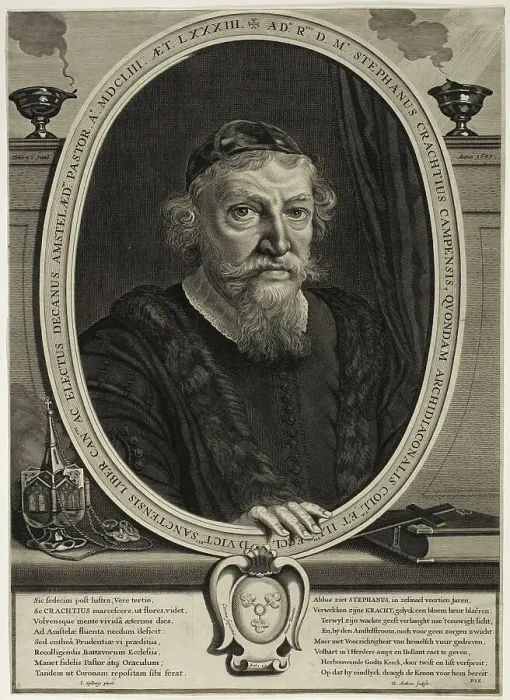 Framed Print : Stephanus Crachtius, n.d. Creator: Theodor Matham Framed Print : Stephanus Crachtius, n.d. Creator: Theodor Matham