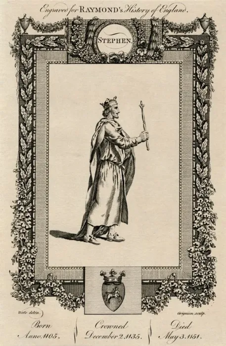 Framed Print : Stephen, (1092-1154), c1787 Framed Print : Stephen, (1092-1154), c1787