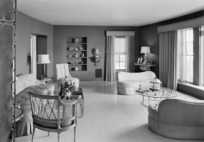 Framed Print : Stephen A. Lynch, Jr. residence at Sunset Island, no. 3, Miami Beach, Florida, 1940. Creator: Gottscho-Schleisner, Inc Framed Print : Stephen A. Lynch, Jr. residence at Sunset Island, no. 3, Miami Beach, Florida, 1940. Creator: Gottscho-Schleisner, Inc