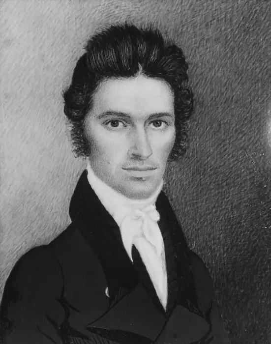 Framed Print : Stephen Danforth Hassam, ca. 1820-25. Creator: John S. Porter Framed Print : Stephen Danforth Hassam, ca. 1820-25. Creator: John S. Porter