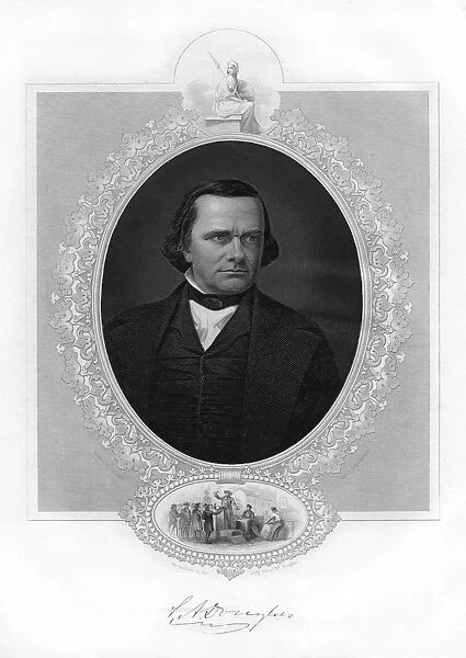 Stephen A Douglas, American politician, 1862-1867
