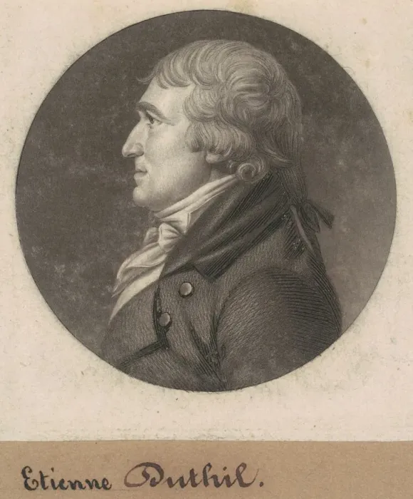Framed Print : Stephen Dutilh, 1801. Creator: Charles Balthazar Julien Fevret de Saint-Memin Framed Print : Stephen Dutilh, 1801. Creator: Charles Balthazar Julien Fevret de Saint-Memin