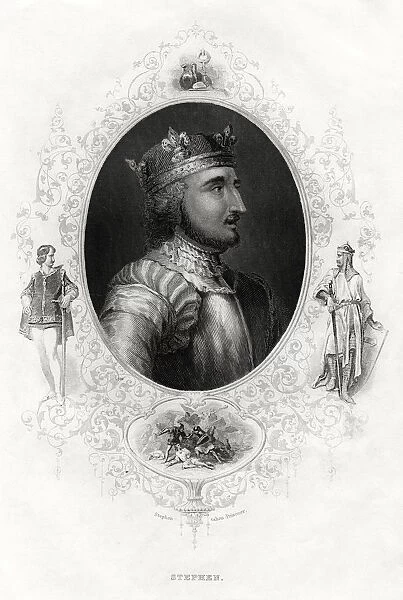 Stephen, the last Norman King of England, 1860