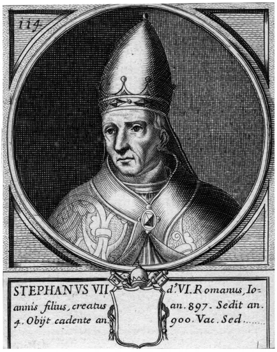 Framed Print : Stephen VII, Pope of the Catholic Church Framed Print : Stephen VII, Pope of the Catholic Church
