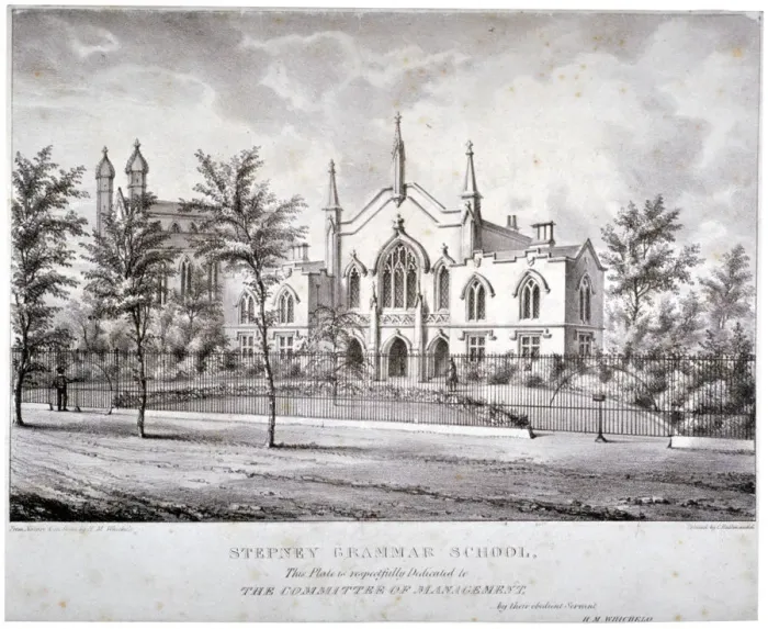 Framed Print : Stepney Grammar School, Stepney, London, c1840. Artist: Charles Joseph Hullmandel Framed Print : Stepney Grammar School, Stepney, London, c1840. Artist: Charles Joseph Hullmandel