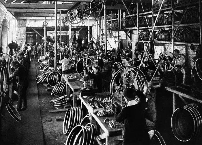 Framed Print : Stepney wheel factory Framed Print : Stepney wheel factory