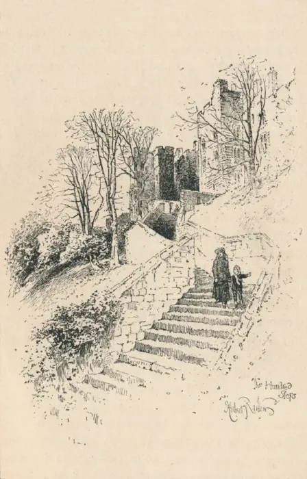 Framed Print : The Hundred Steps, 1895 Framed Print : The Hundred Steps, 1895
