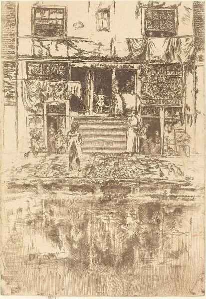 Steps, Amsterdam, 1889. Creator: James Abbott McNeill Whistler