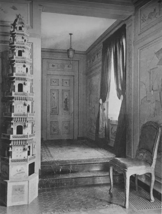 Framed Print : Steps leading from hall to dining room door, house of Mrs WK Vanderbilt, New York City, 1924 Framed Print : Steps leading from hall to dining room door, house of Mrs WK Vanderbilt, New York City, 1924