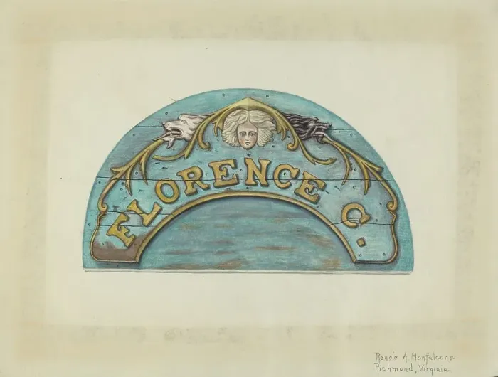 Framed Print : Stern Board, c. 1941. Creator: Renee A. Monfalcone Framed Print : Stern Board, c. 1941. Creator: Renee A. Monfalcone