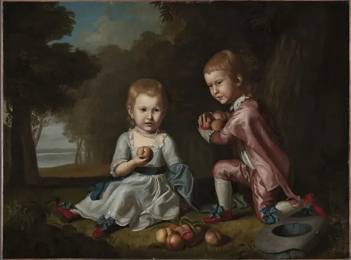Framed Print : The Stewart Children, 1773. Creator: Charles Willson Peale Framed Print : The Stewart Children, 1773. Creator: Charles Willson Peale