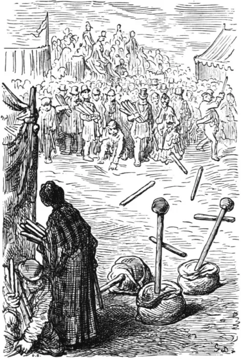 Framed Print : Three Sticks a Penny, 1872. Creator: Gustave Doré Framed Print : Three Sticks a Penny, 1872. Creator: Gustave Doré
