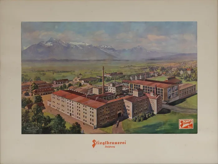 Framed Print : Stiegl Brewery, Salzburg, 1951. Creator: Weeser-Krell, Ferdinand (1883-1952) Framed Print : Stiegl Brewery, Salzburg, 1951. Creator: Weeser-Krell, Ferdinand (1883-1952)