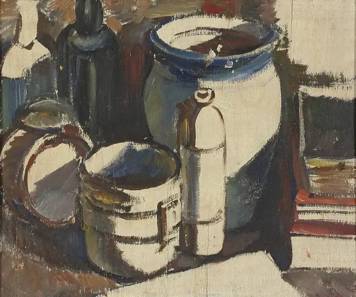 Framed Print : Still-Life, 1910-1937. Creator: Ilmari Aalto Framed Print : Still-Life, 1910-1937. Creator: Ilmari Aalto