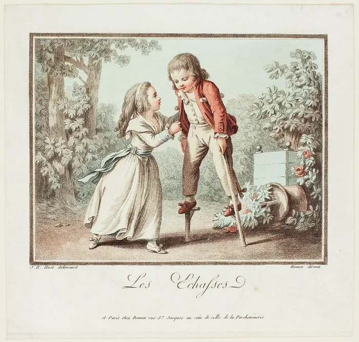 Framed Print : The Stilts, n.d. Creator: Louis Marin Bonnet Framed Print : The Stilts, n.d. Creator: Louis Marin Bonnet