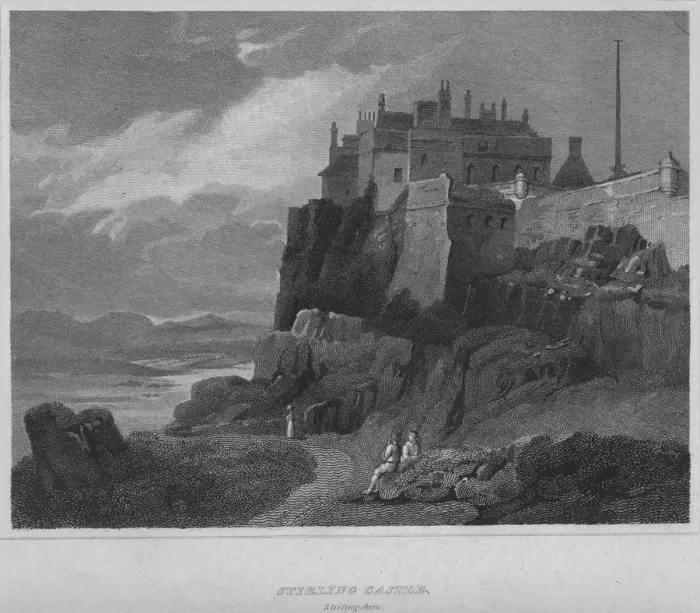 Framed Print : Stirling Castle, Stirlingshire, 1814. Artist: John Greig Framed Print : Stirling Castle, Stirlingshire, 1814. Artist: John Greig