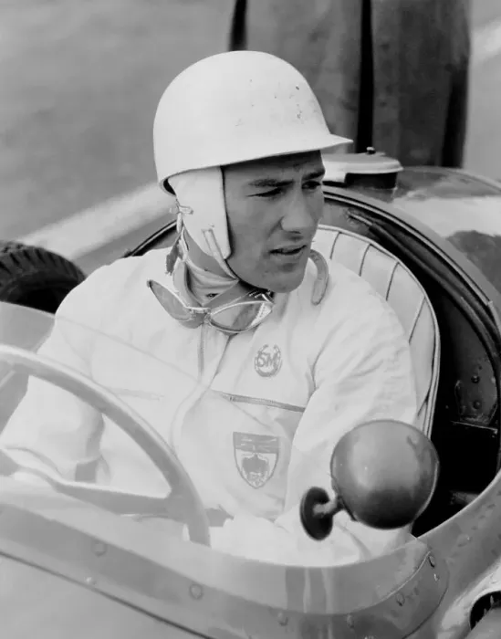 Framed Print : Stirling Moss, (c1955?) Framed Print : Stirling Moss, (c1955?)