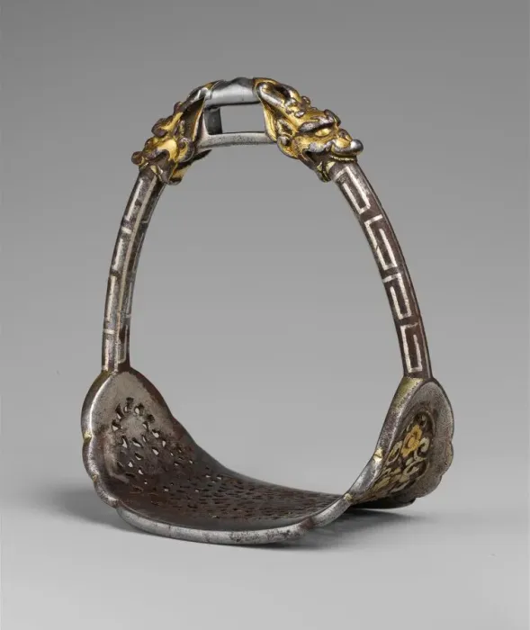 Framed Print : Stirrup, Mongolian or Tibetan, 16th-17th century. Creator: Unknown Framed Print : Stirrup, Mongolian or Tibetan, 16th-17th century. Creator: Unknown